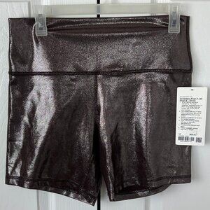 NWT Lululemon Align HR Short 6" Shine Bike Shorts Sz 12